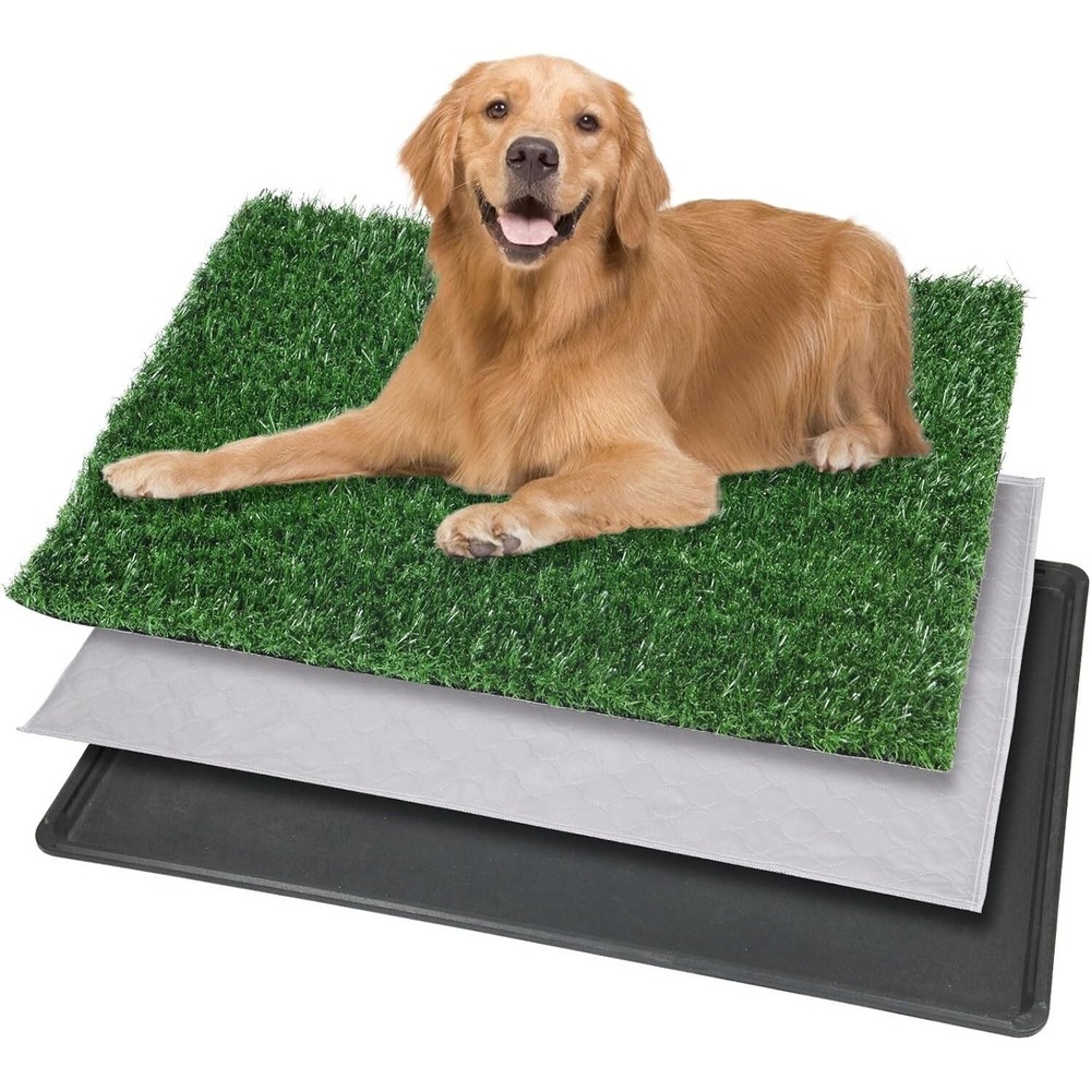 Grass Pad for Dog Large Size 35x22 Potty Training Turf Reusable Pee Pad